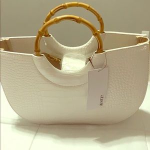 White purse